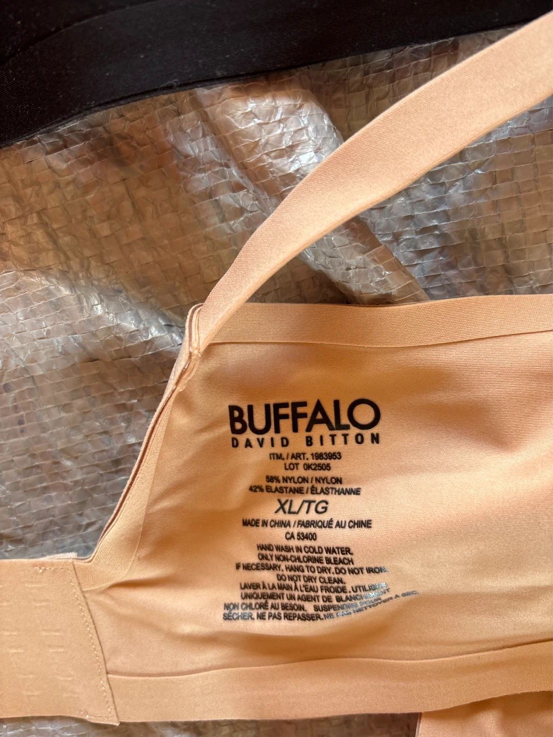 NWOT Buffalo David Bitton Women's XL Bras (2 Pack, Black & Nude) - photo 2