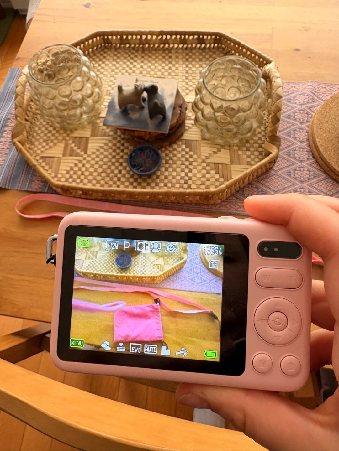 Pink Digital Camera with Pouch - photo 2