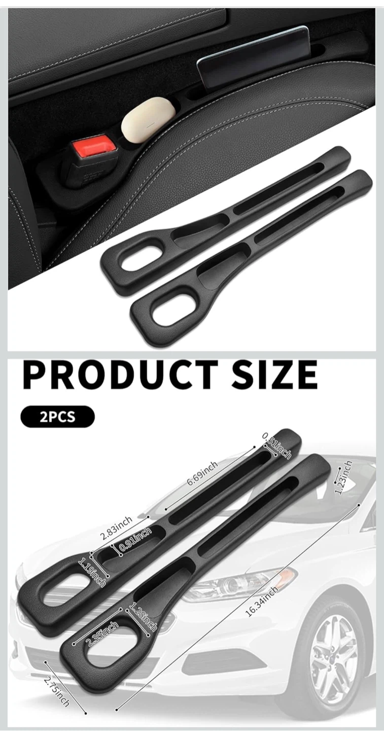 Car Seat Gap Organizer - 2 Piece Set