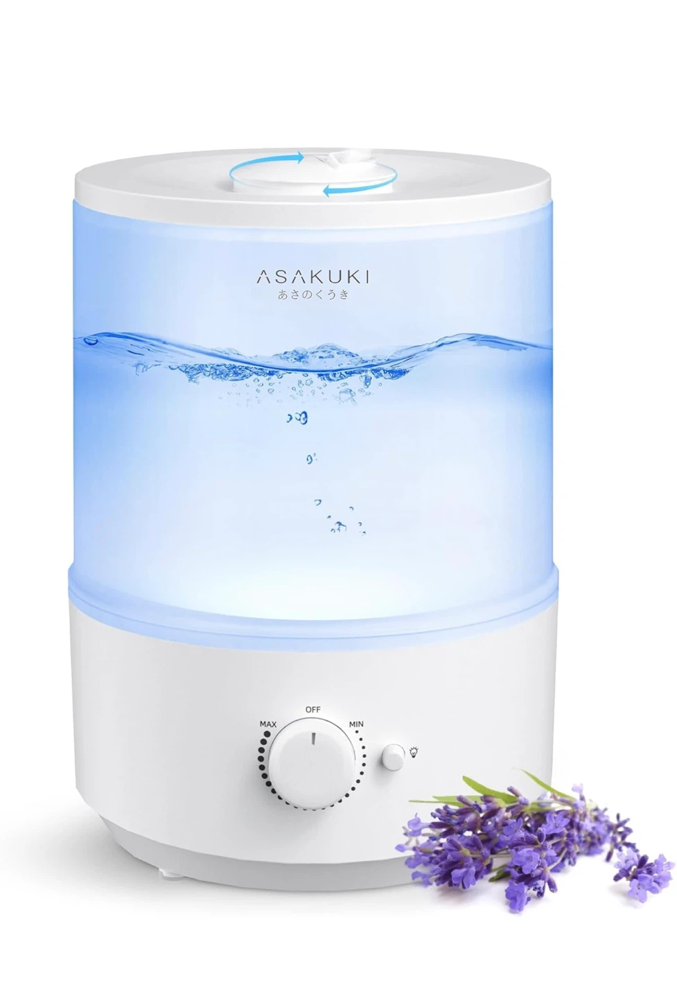 ASAKUKI Humidifier - 3L Capacity, 30 Hours Runtime - photo 2