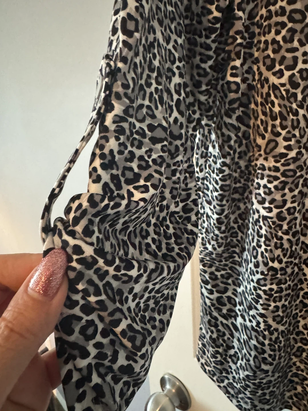 Jones New York Signature Leopard Print Blouse - Size M - photo 5