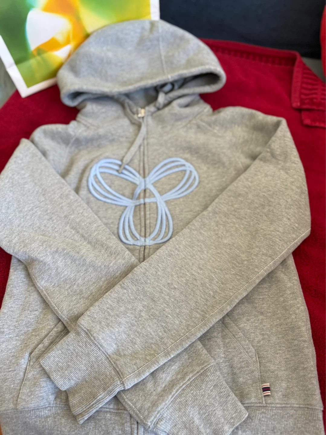 Tna Grey Zip-Up Hoodie