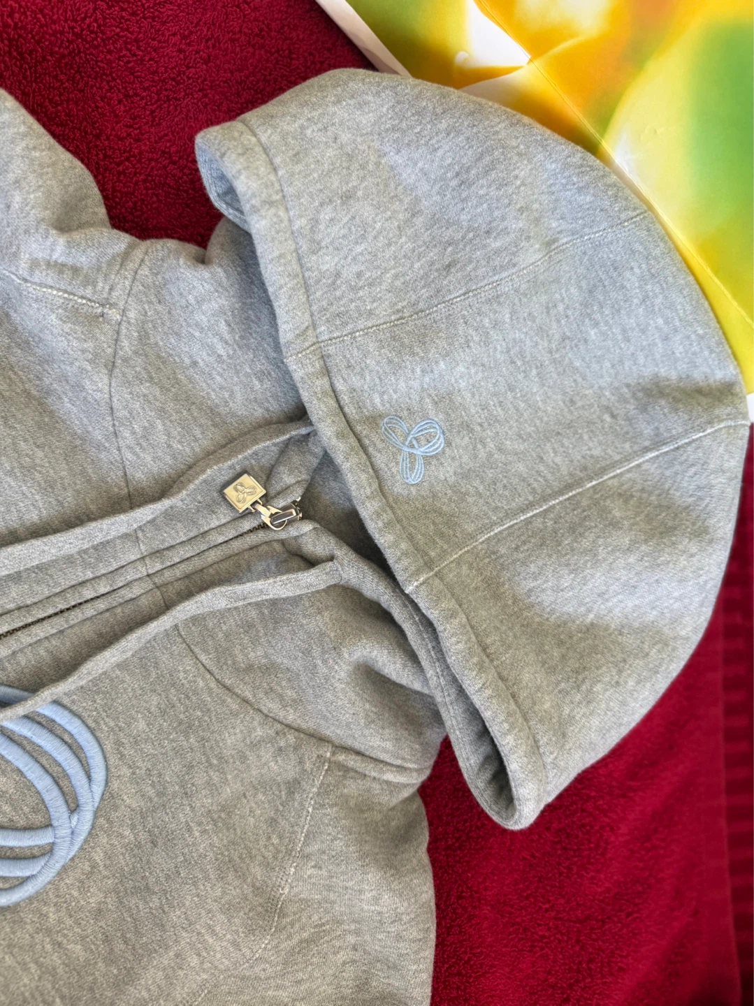 Tna Grey Zip-Up Hoodie - photo 2