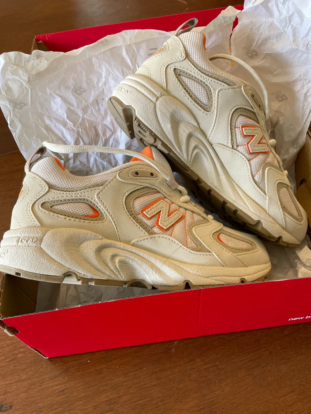 New Balance 333BE Women's Running Shoes Beige/Orange Size 7.5 US - photo 2