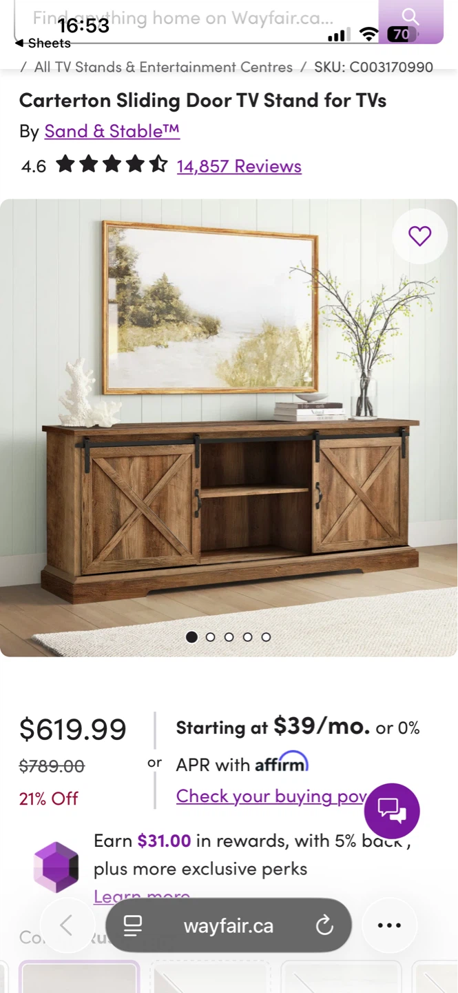 Media console/ TV unit - photo 5