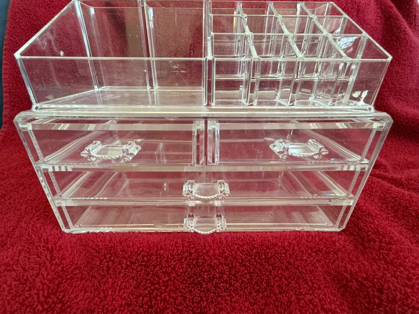 Clear Acrylic Makeup Organizer Set - photo 4