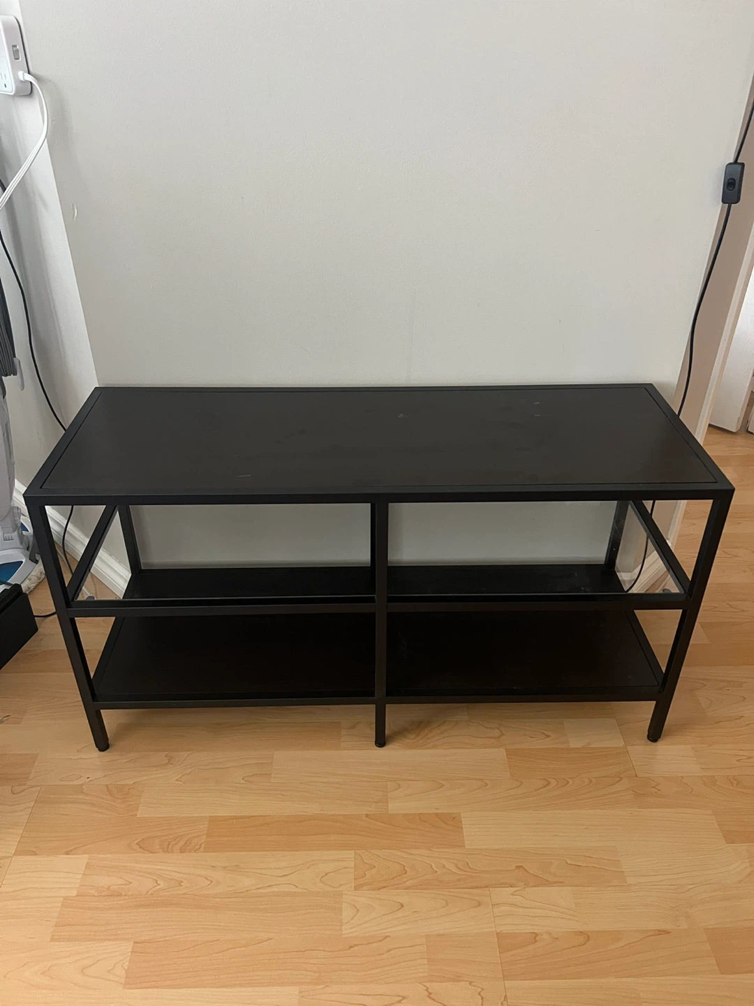 Black 3-Tier TV Stand