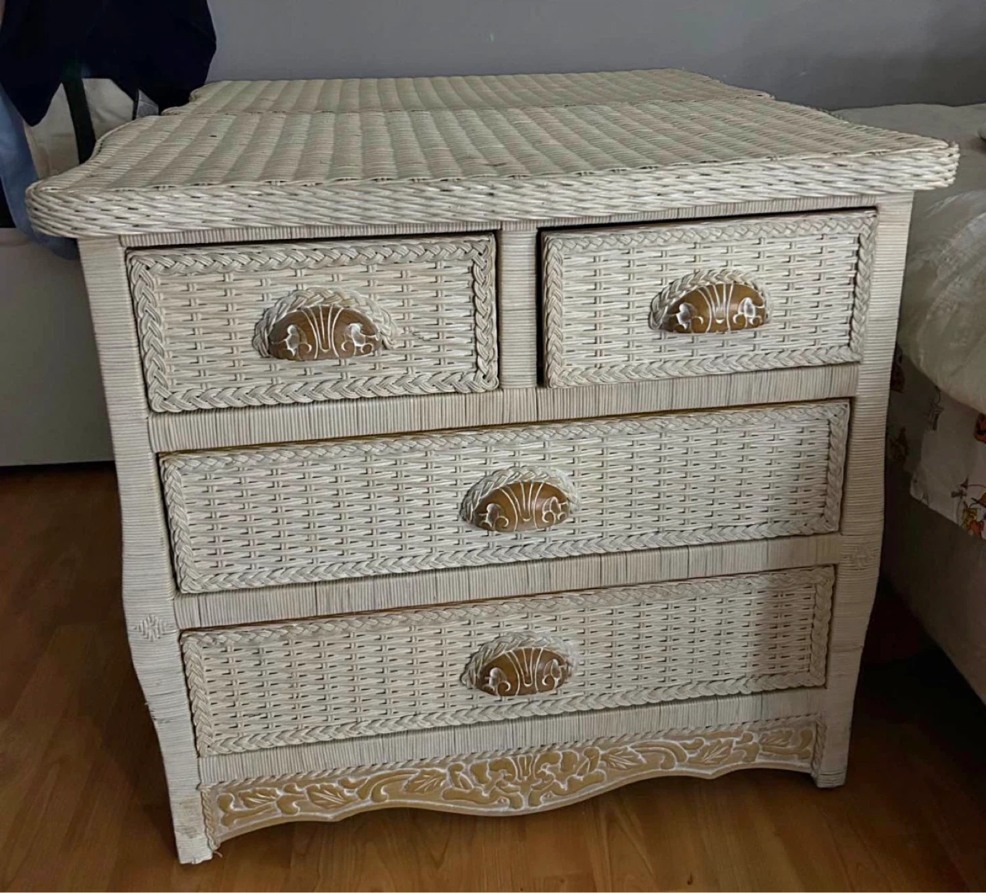 Pier 1: Vintage Jamaica Collection Small Wicker Wood Dresser