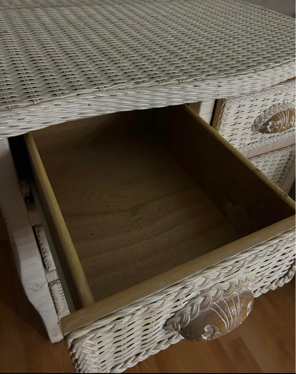 Pier 1: Vintage Jamaica Collection Small Wicker Wood Dresser - photo 5