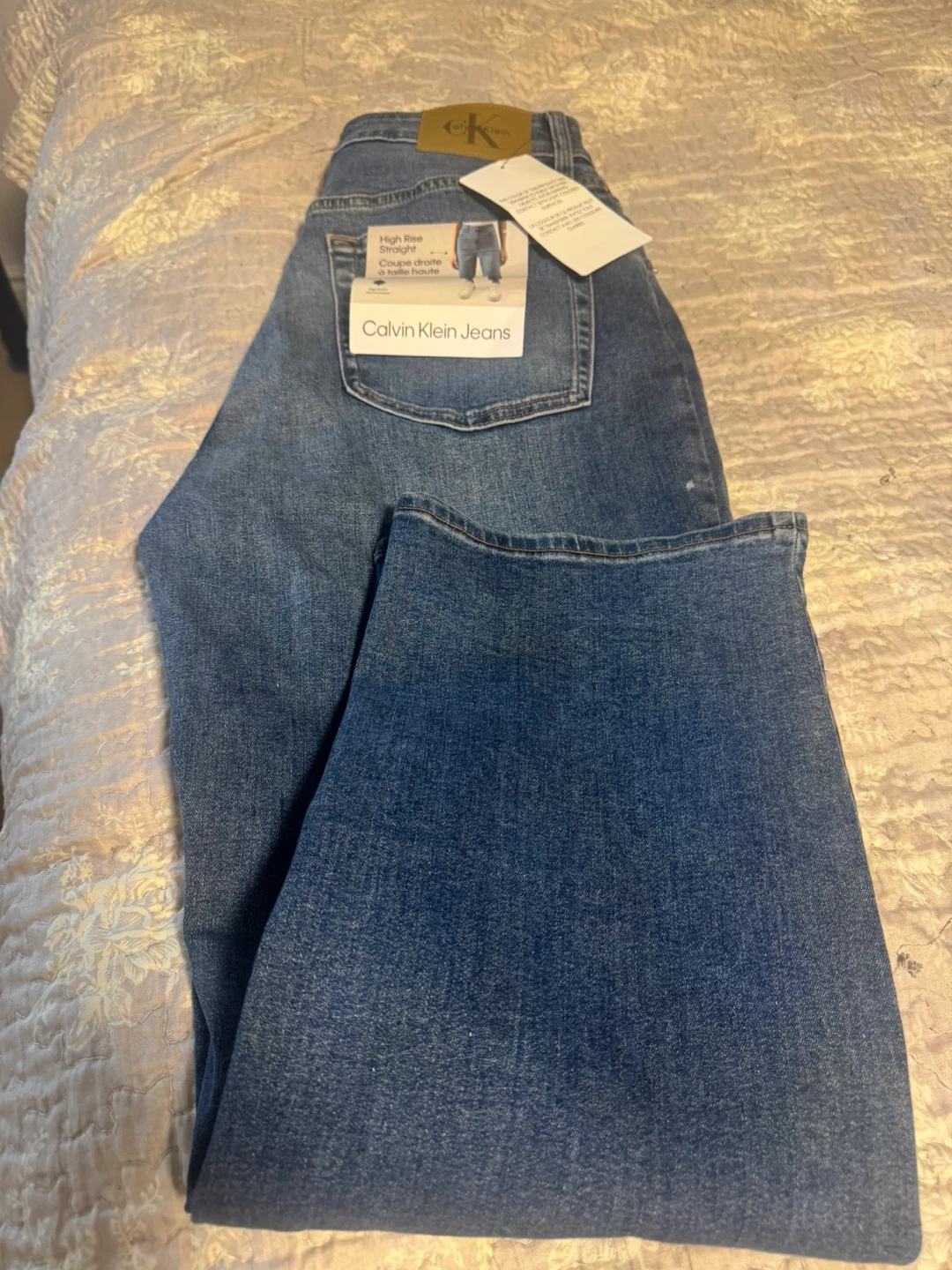 Calvin Klein Jeans High Rise Straight Denim - Size 31 - photo 2