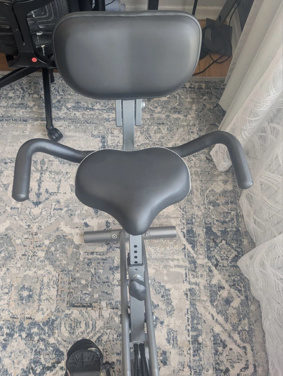 Folding Exercise Bike with Display - photo 4