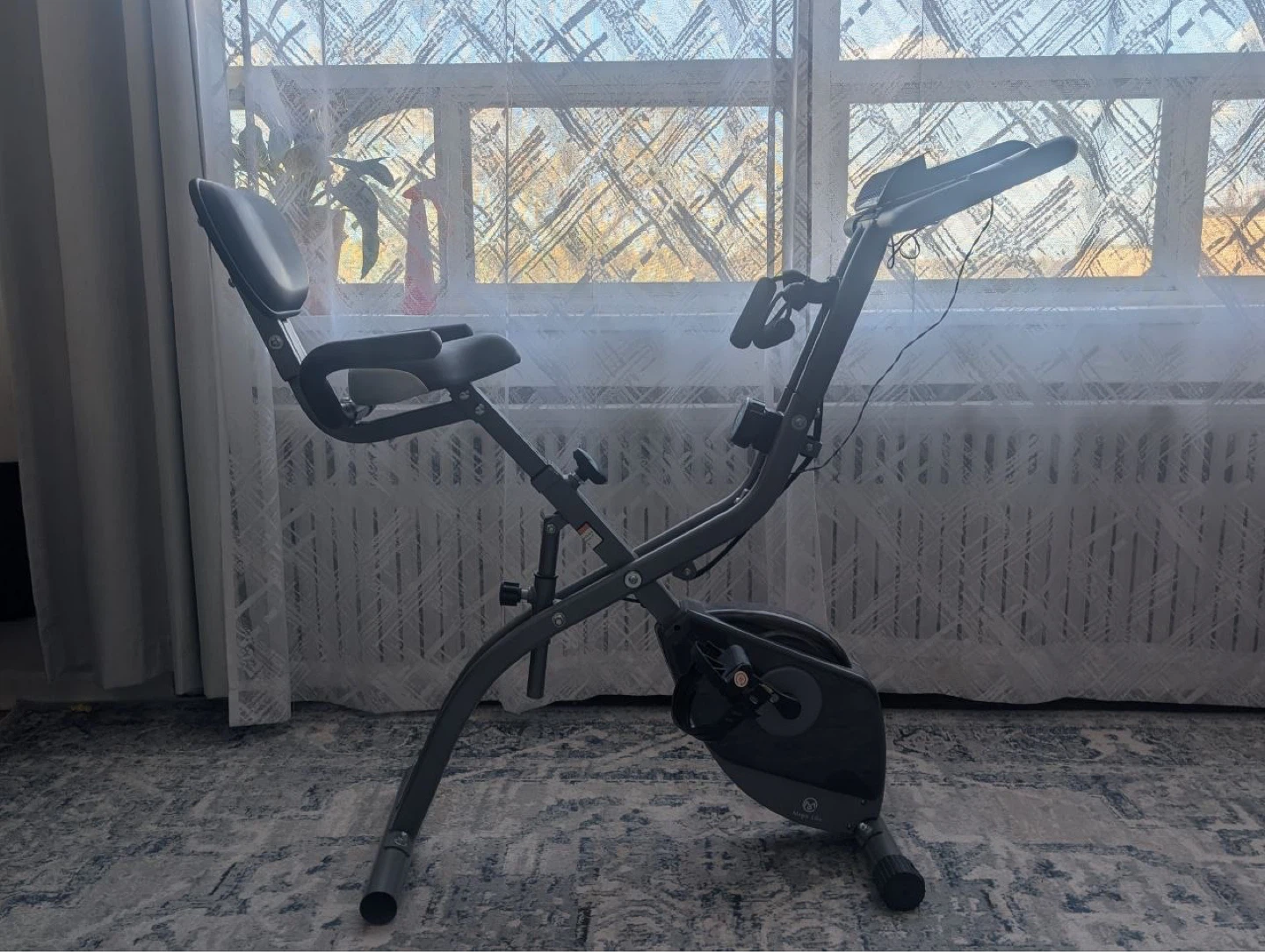 Folding Exercise Bike with Display