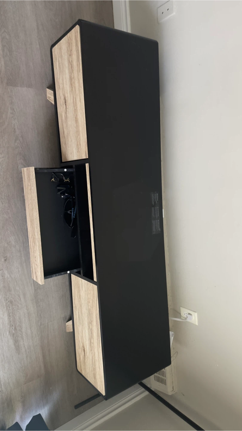Modern TV Stand with Drawer - photo 5