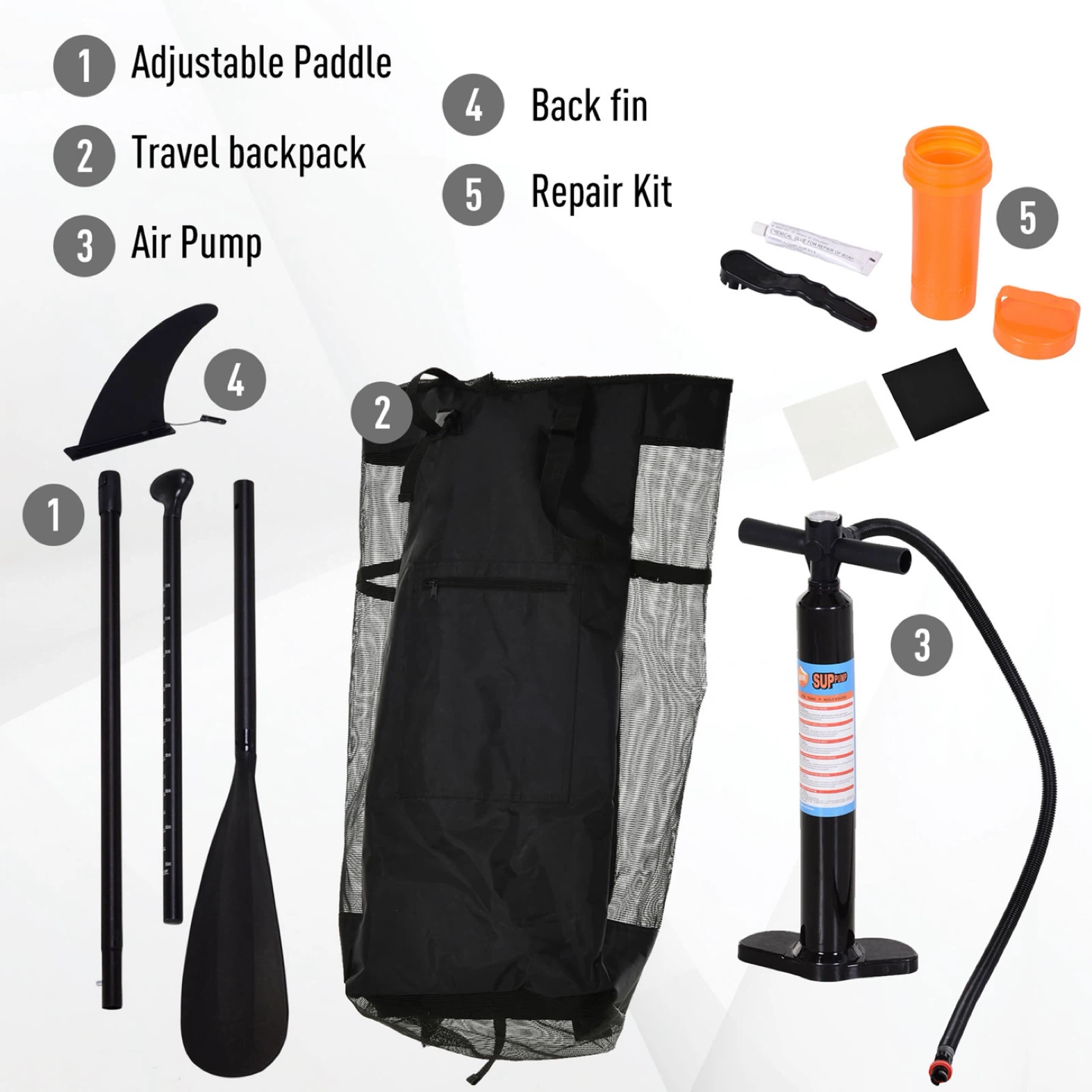 HOMECOM Stand Up Paddleboard Set - photo 4