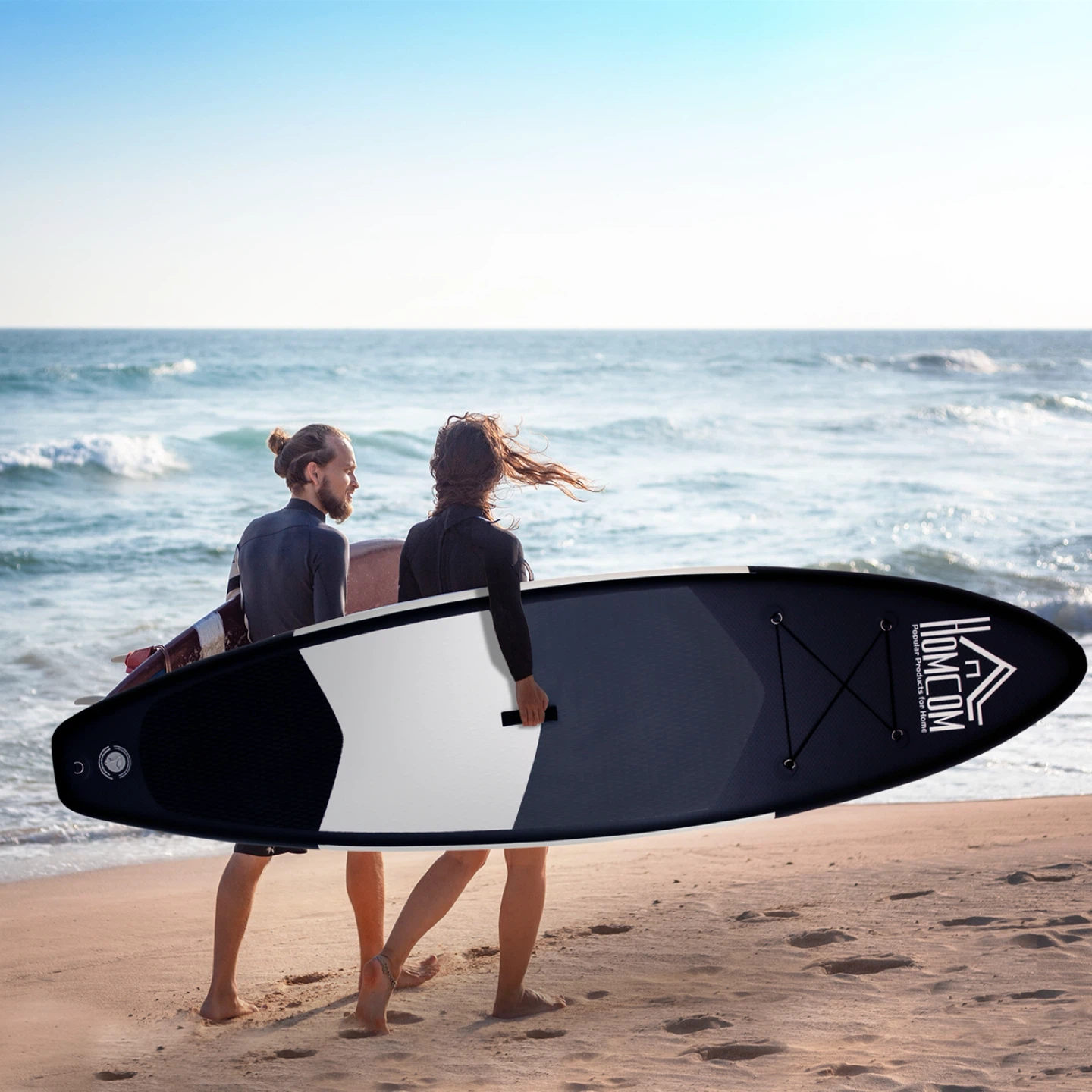 HOMECOM Stand Up Paddleboard Set