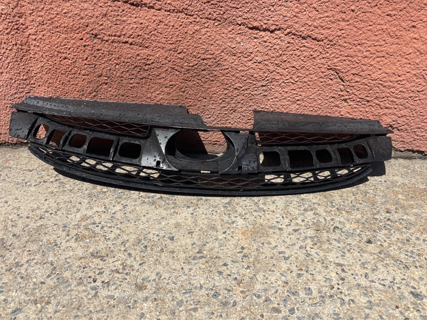 Black Front Grille Assembly