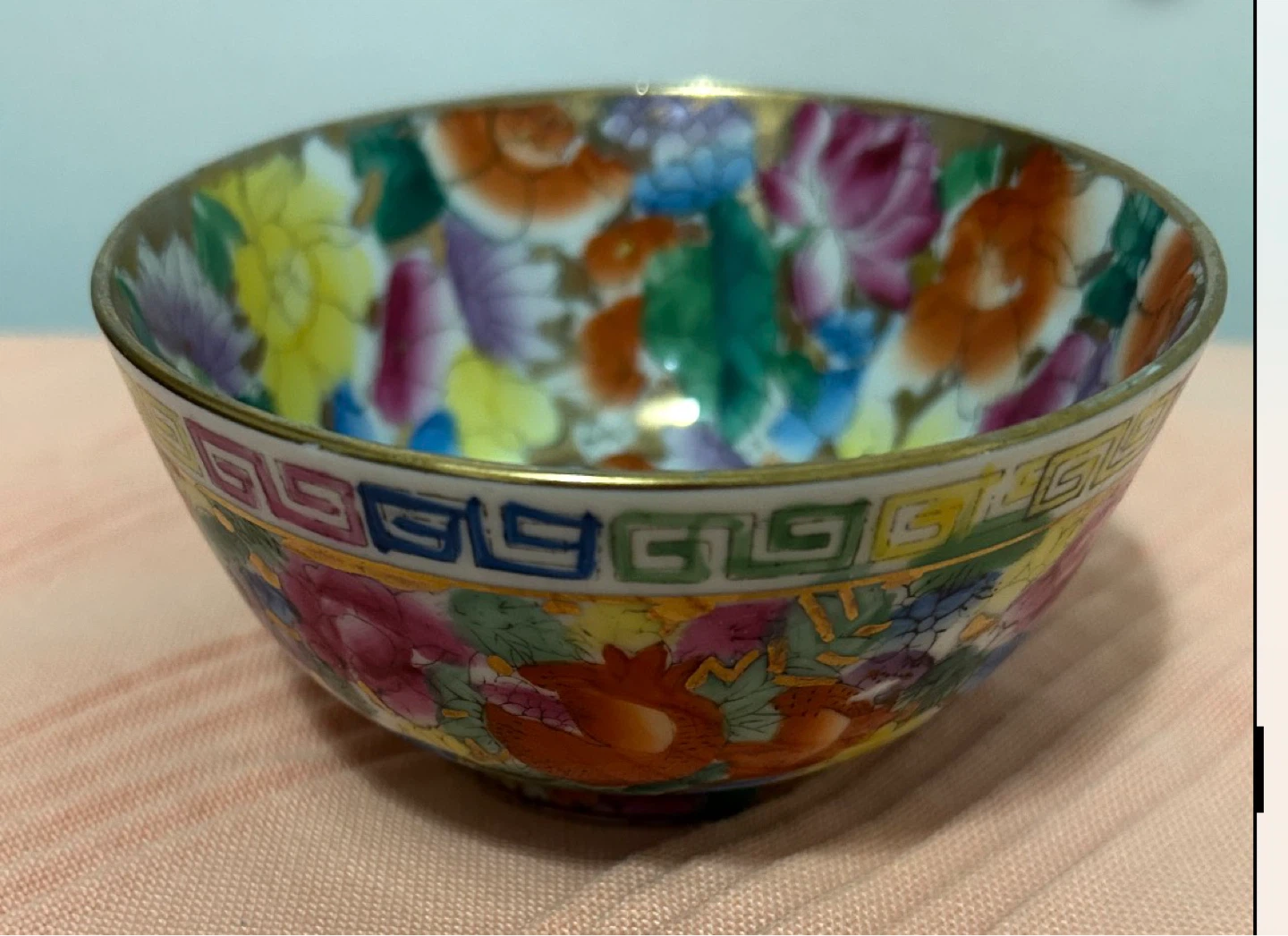 Decorative Floral Bowl