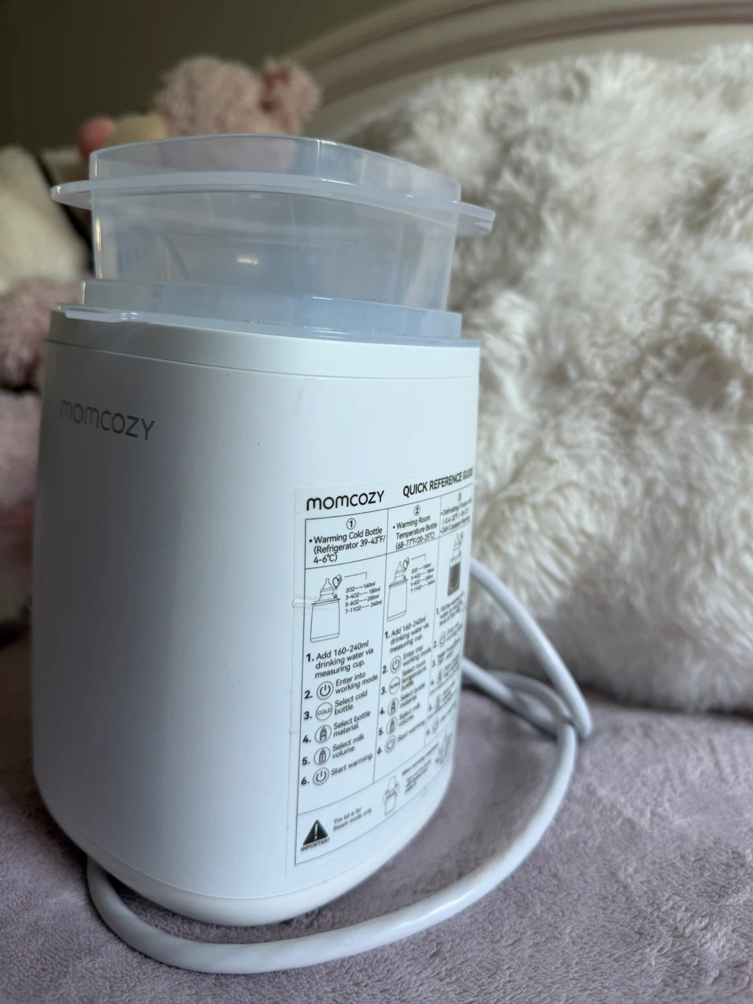 Momcozy White Bottle Warmer - photo 3