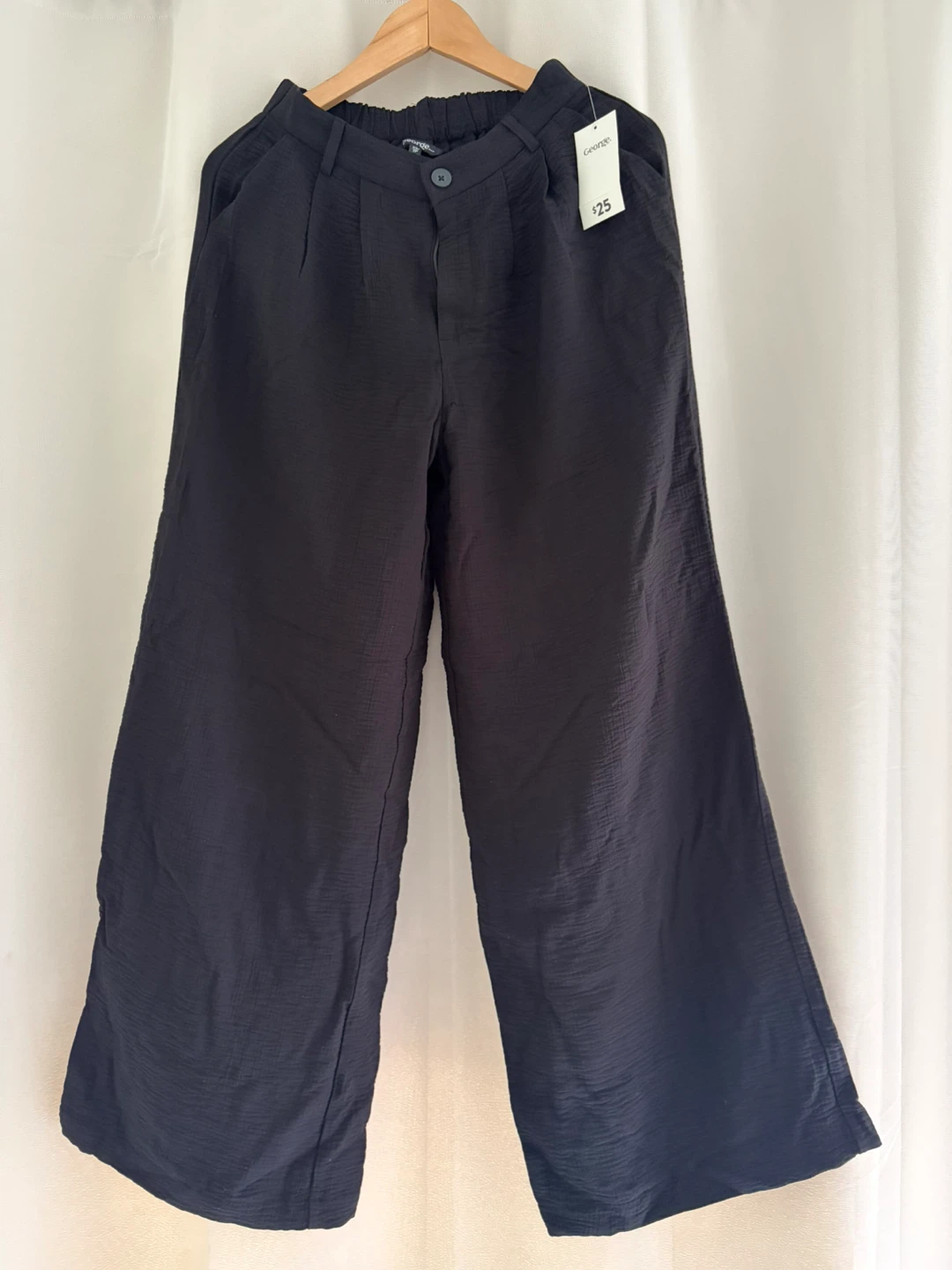 George Black Wide Leg Pants