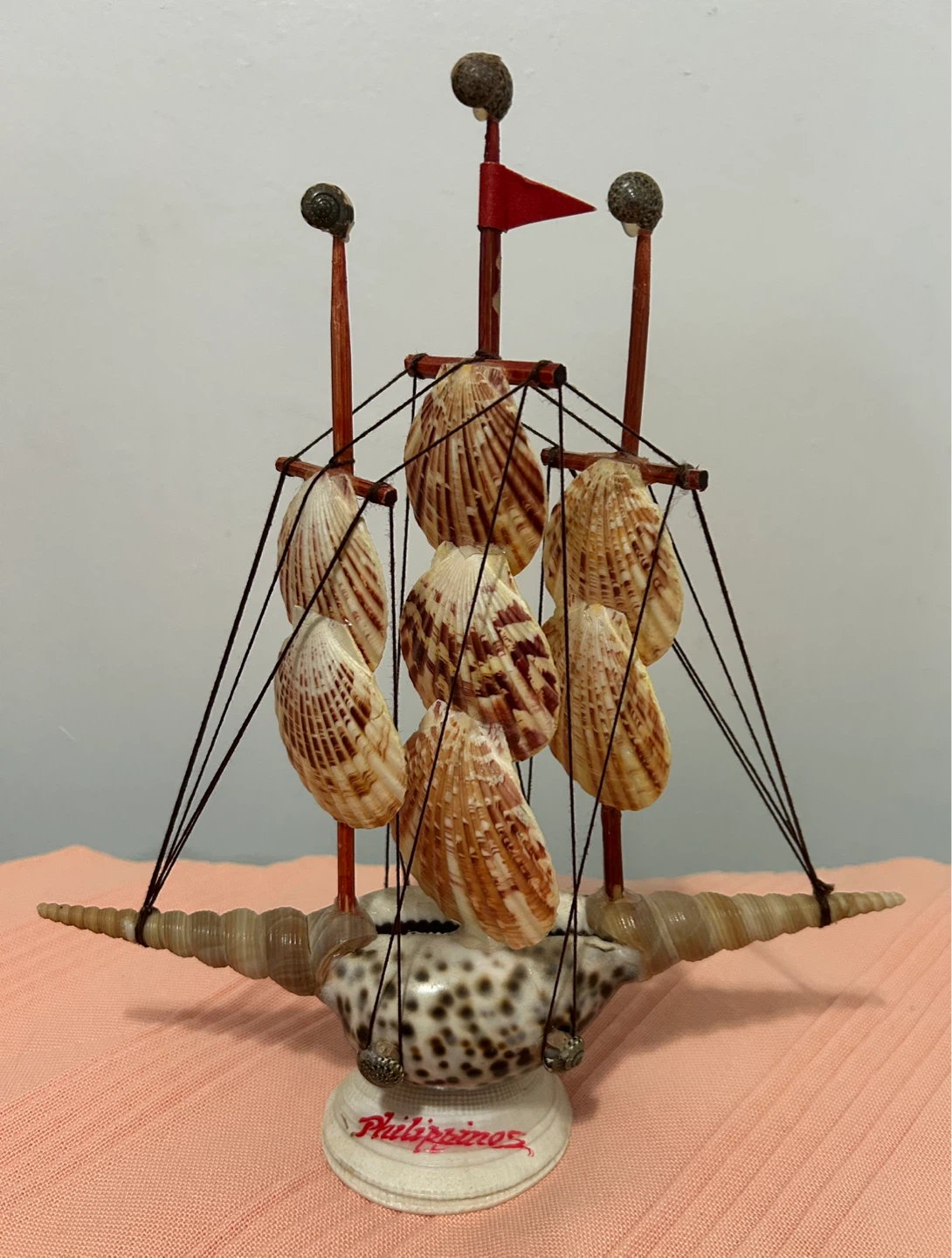 Seashell Boat Figurine