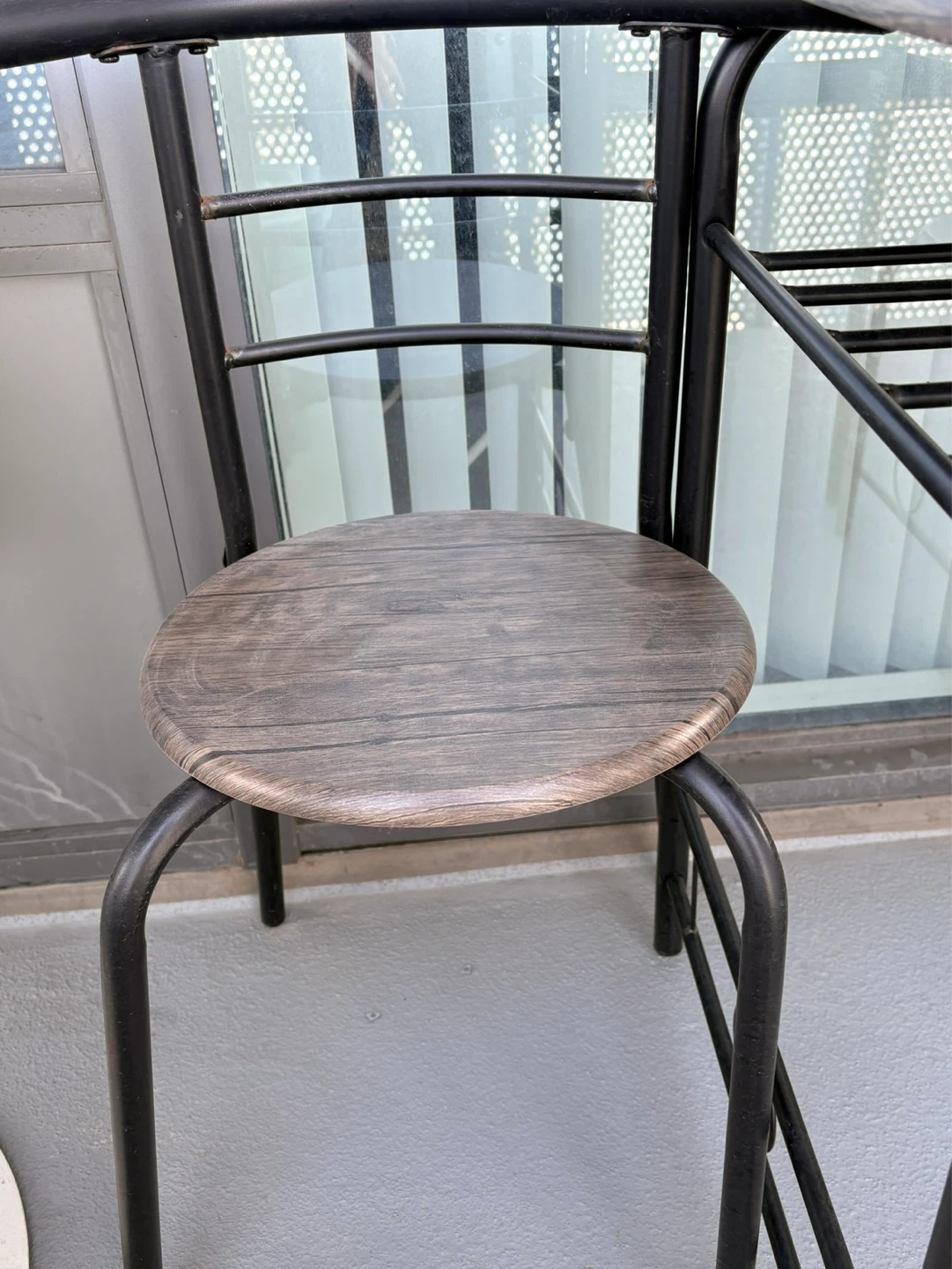 2-Piece Balcony Bistro Set - Table & 2 Chairs - photo 3