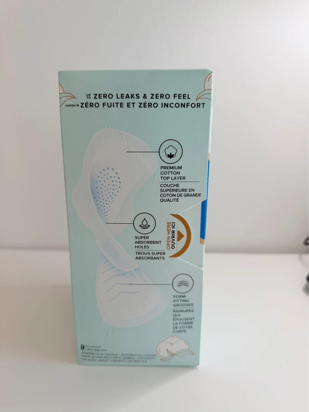 Always Pure Cotton Pads - Extra Heavy Flow, 22 Count - photo 3
