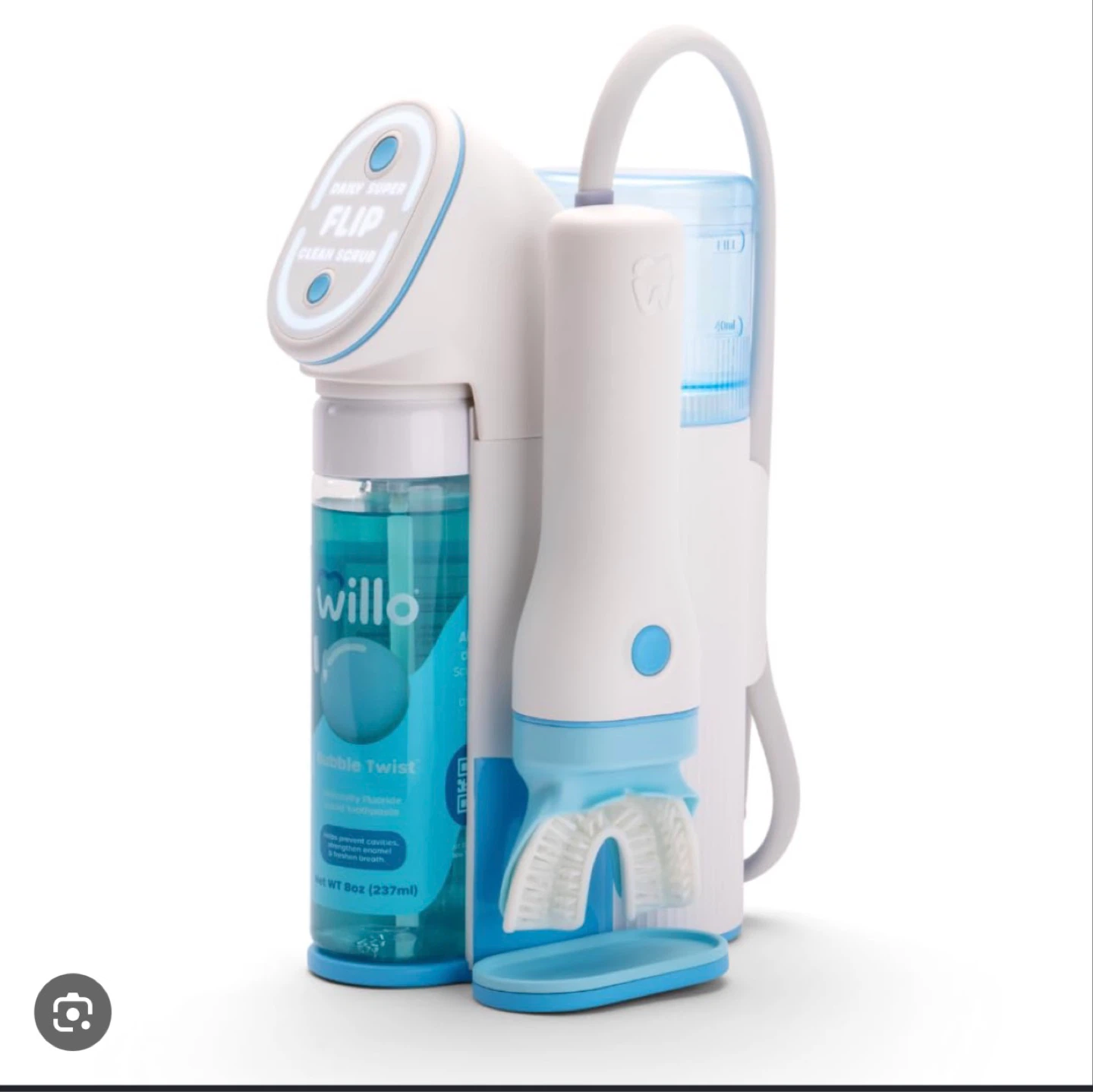 AutoFlo+ Powered Toothbrush with Willo Cleaning Solution - photo 2