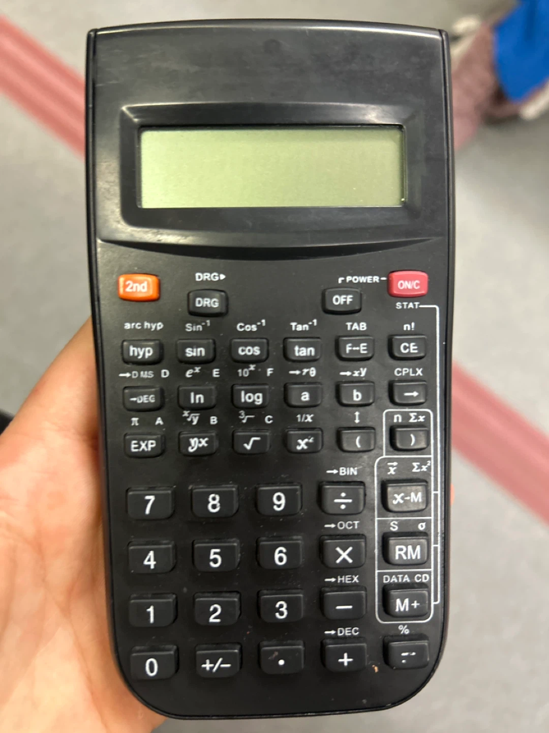Black Electronic Calculator
