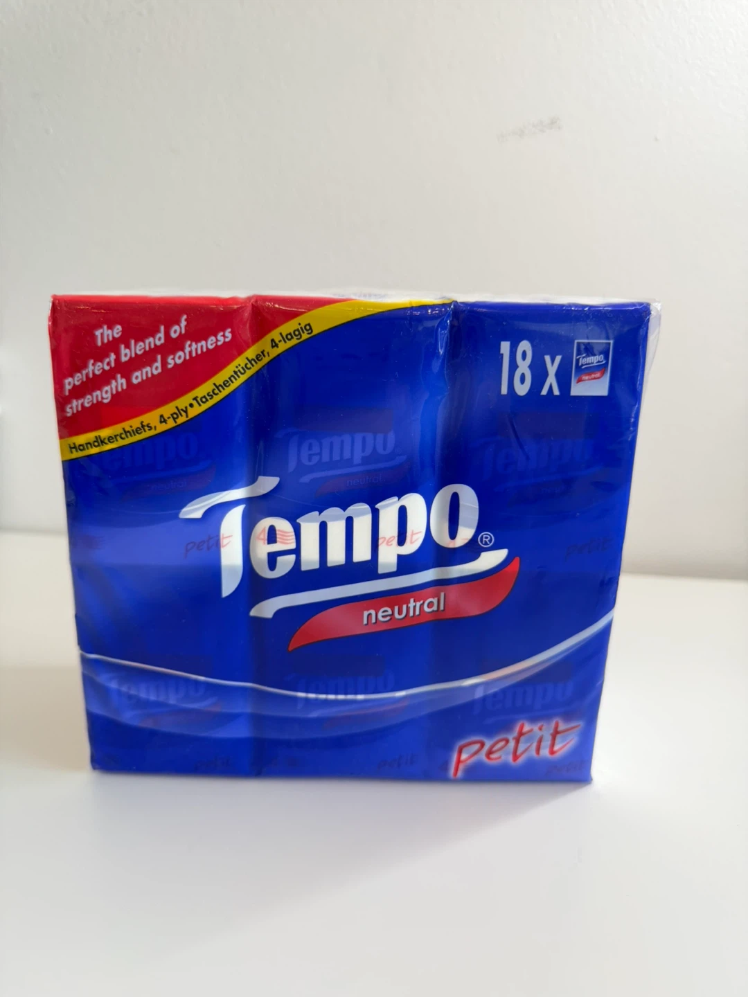 Tempo Neutral Petit Handkerchiefs - 18 Pack