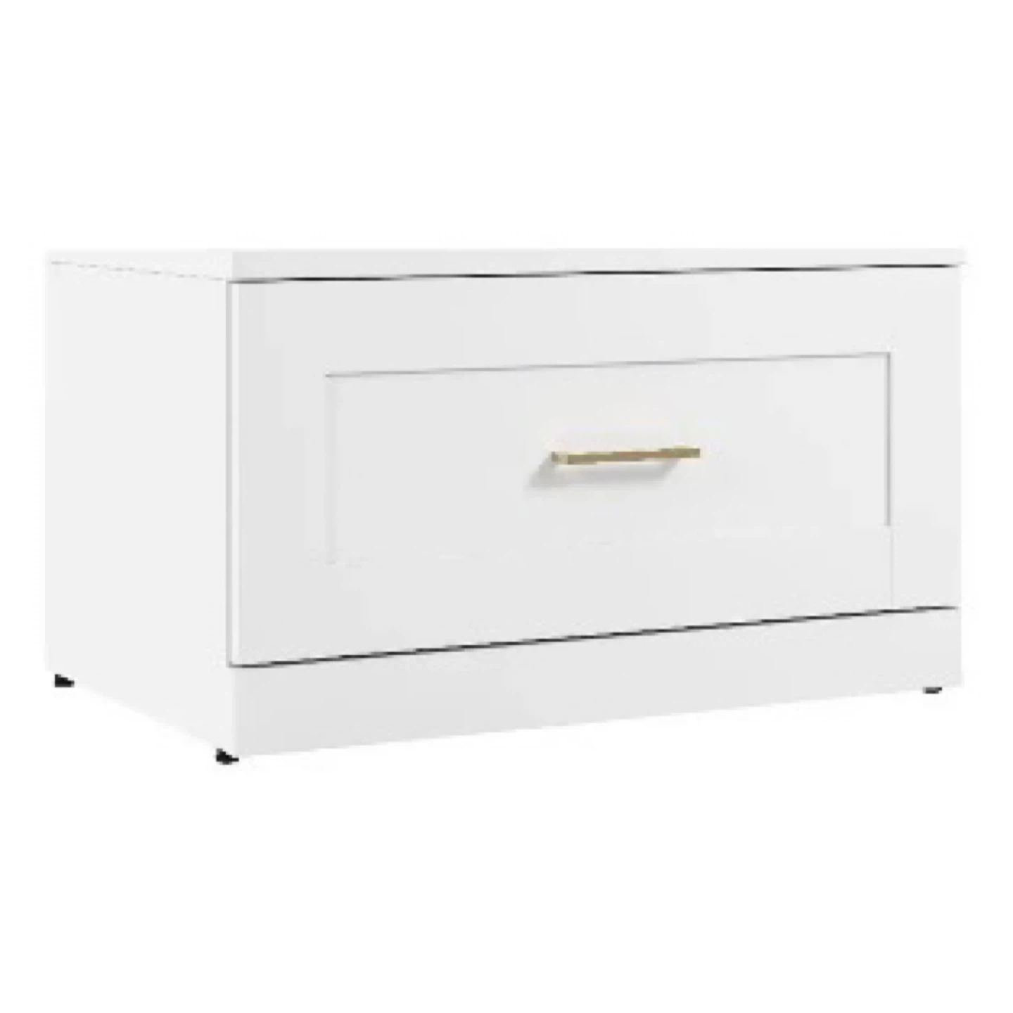 Bush Furniture Hampton Heights 30W Shoe Bench with Drawer
