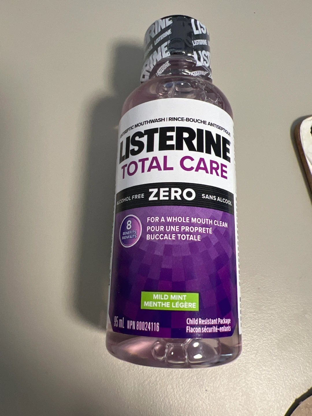 Listerine Total Care Zero Mild Mint Mouthwash 95 mL