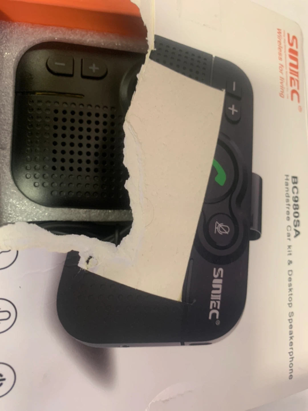 Smini BC980SA Handsfree Car Kit & Desktop Speakerphone - photo 5