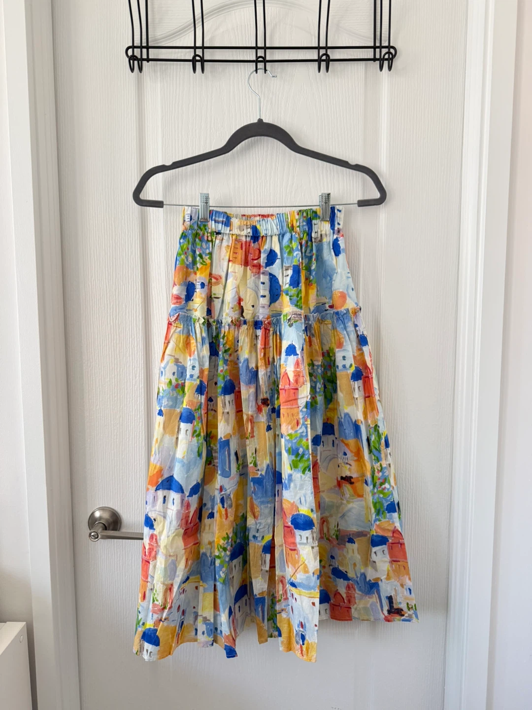 Greece Patterned Midi Skirt - photo 3
