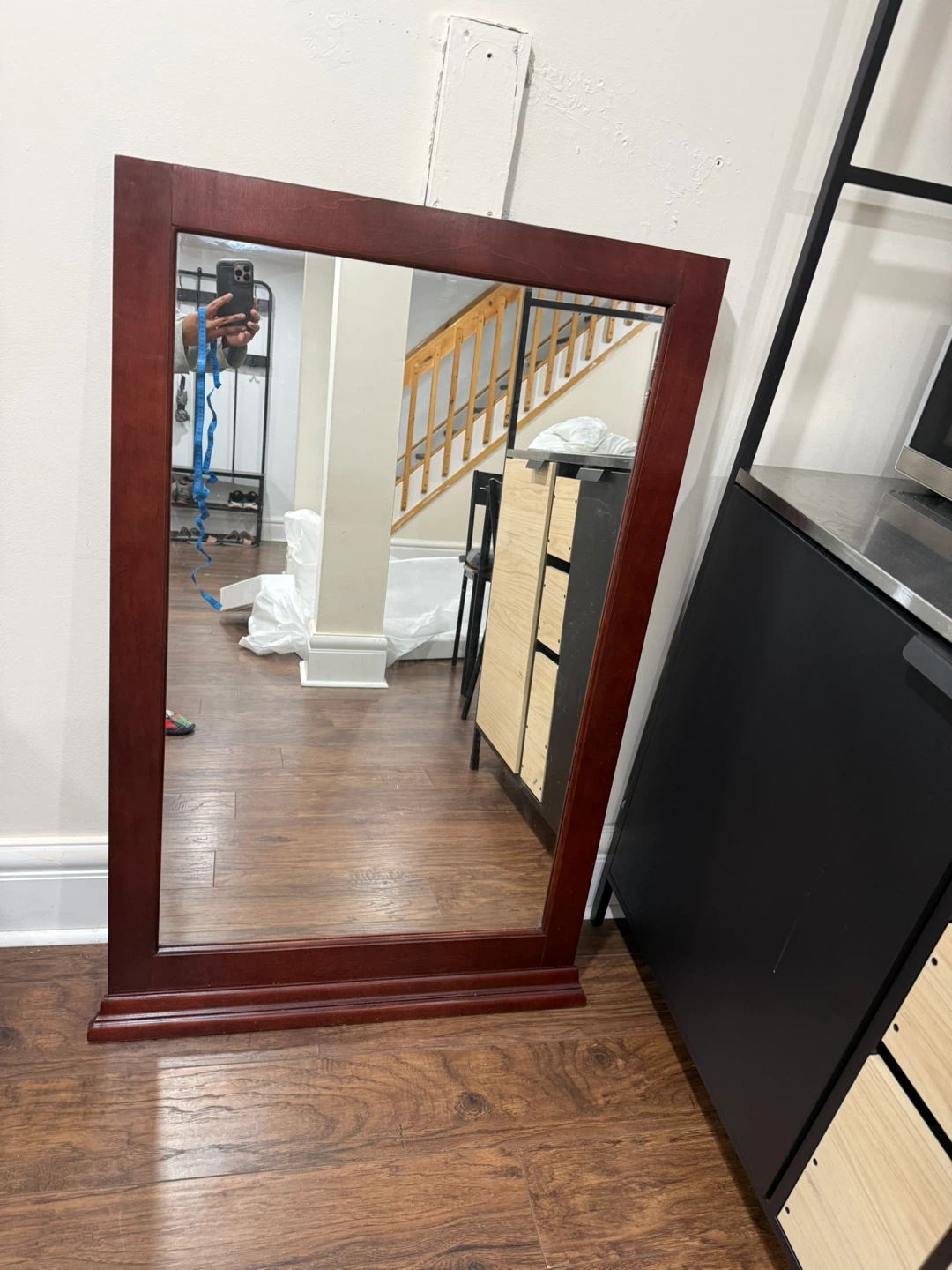 Wooden Dresser with Mirror - photo 5