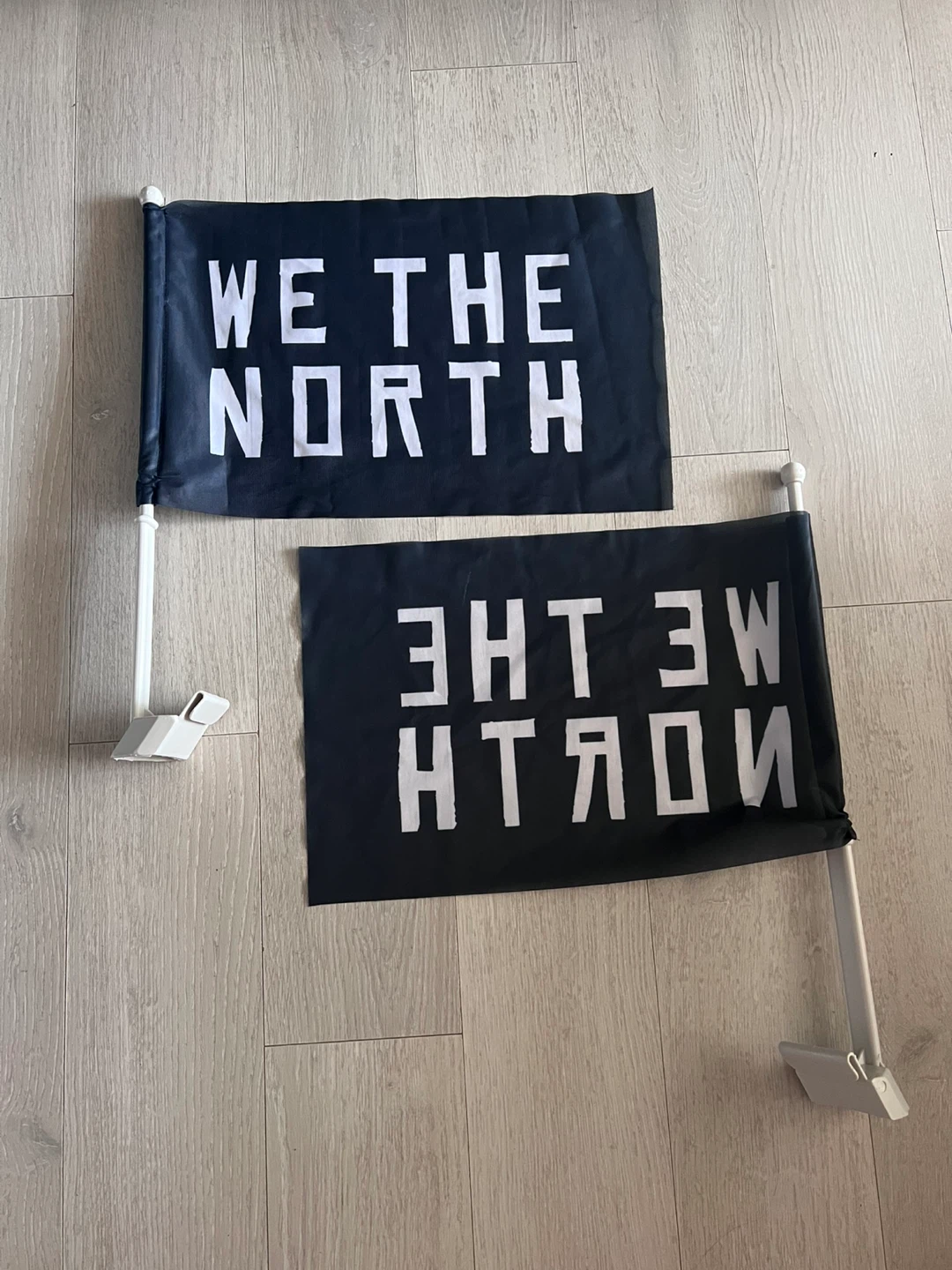 WE THE NORTH Car Flags (Set of 2)