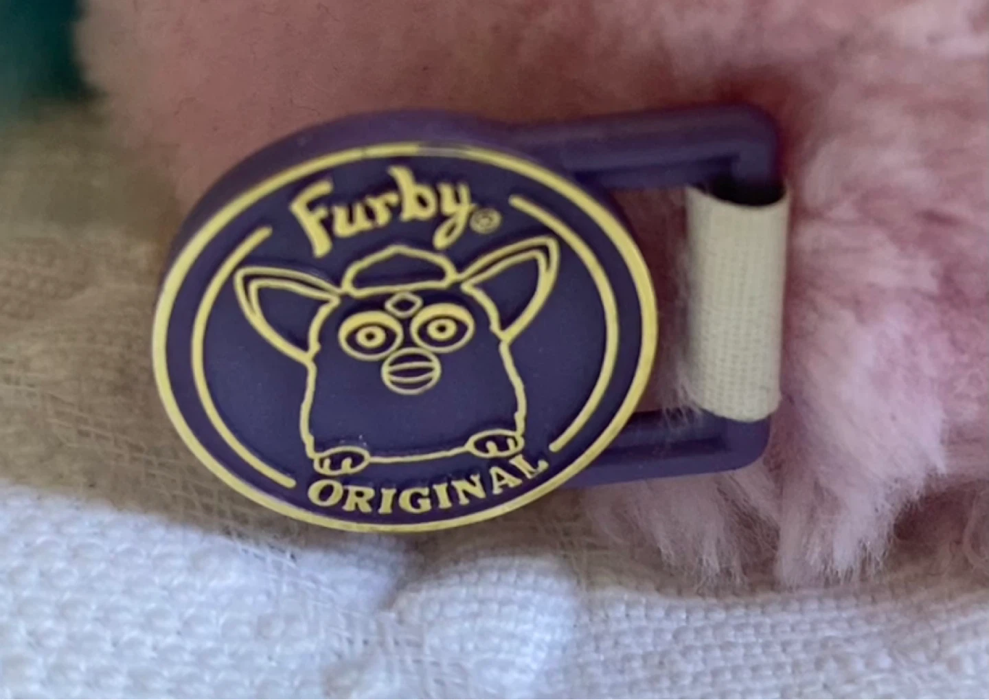 Original Furby Babies ~ 1st Generation Baby Pink w/ Blue Hair - photo 3