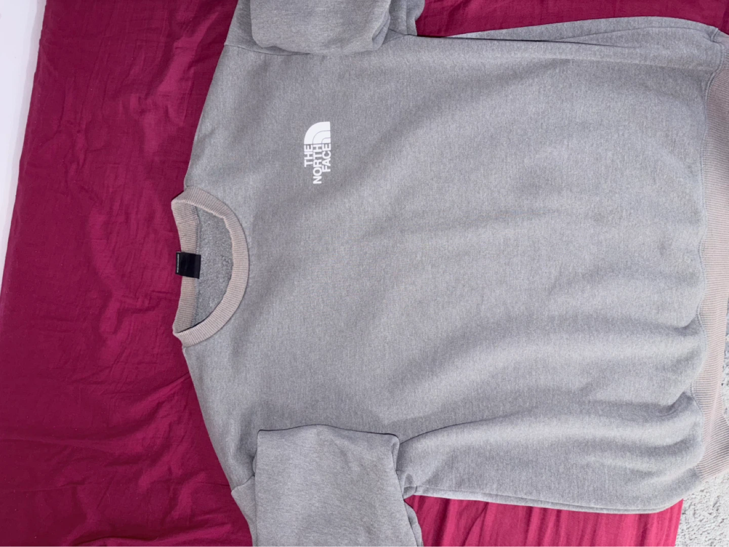 The North Face Grey Crewneck Sweatshirt