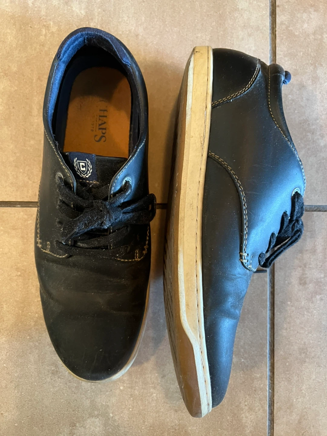 Chaps Men's Black Casual Shoes Size 10