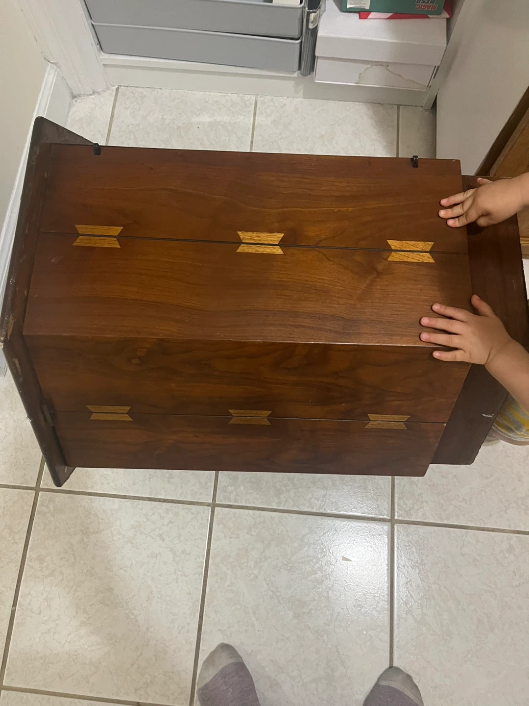 Lane Hexagonal End Table with Storage - photo 3