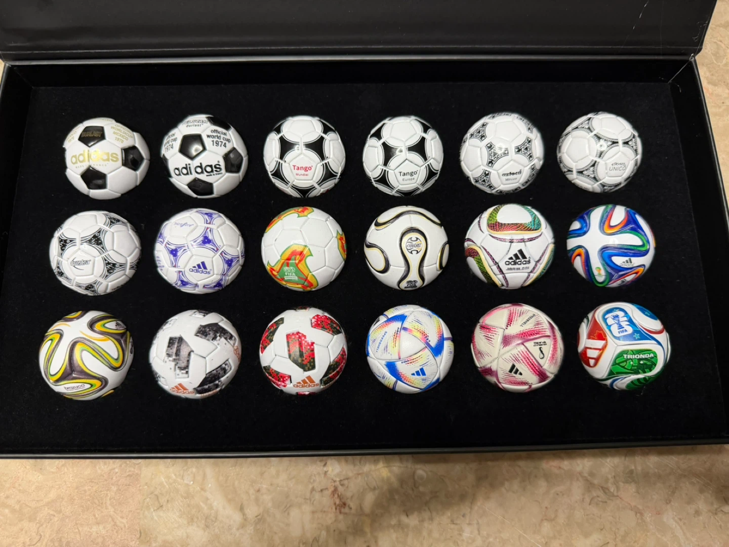 Adidas Miniature Soccer Ball Collection Display Case - photo 3