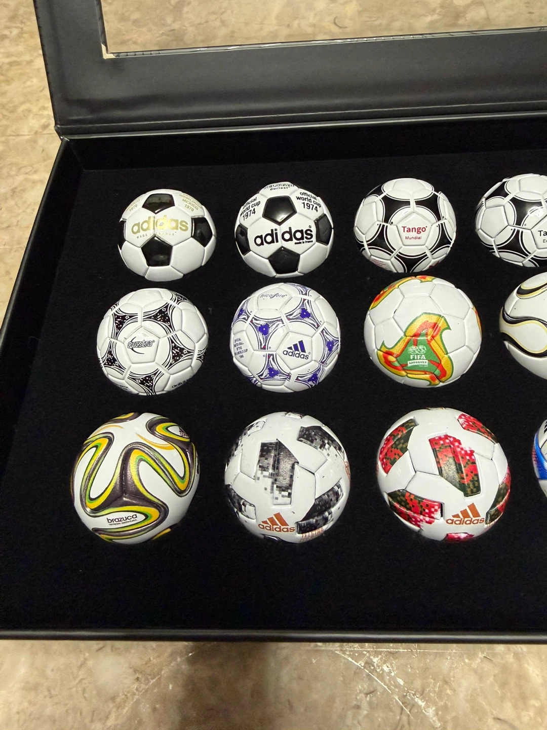 Adidas Miniature Soccer Ball Collection Display Case - photo 5