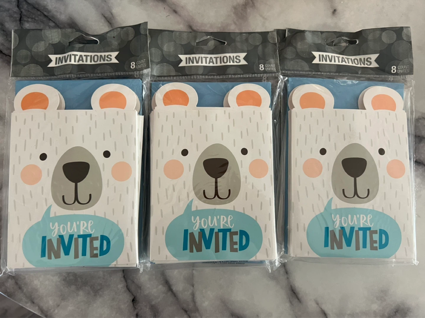 Easter Bunny & Polar Bear Invitations (8 Count Each) - photo 2