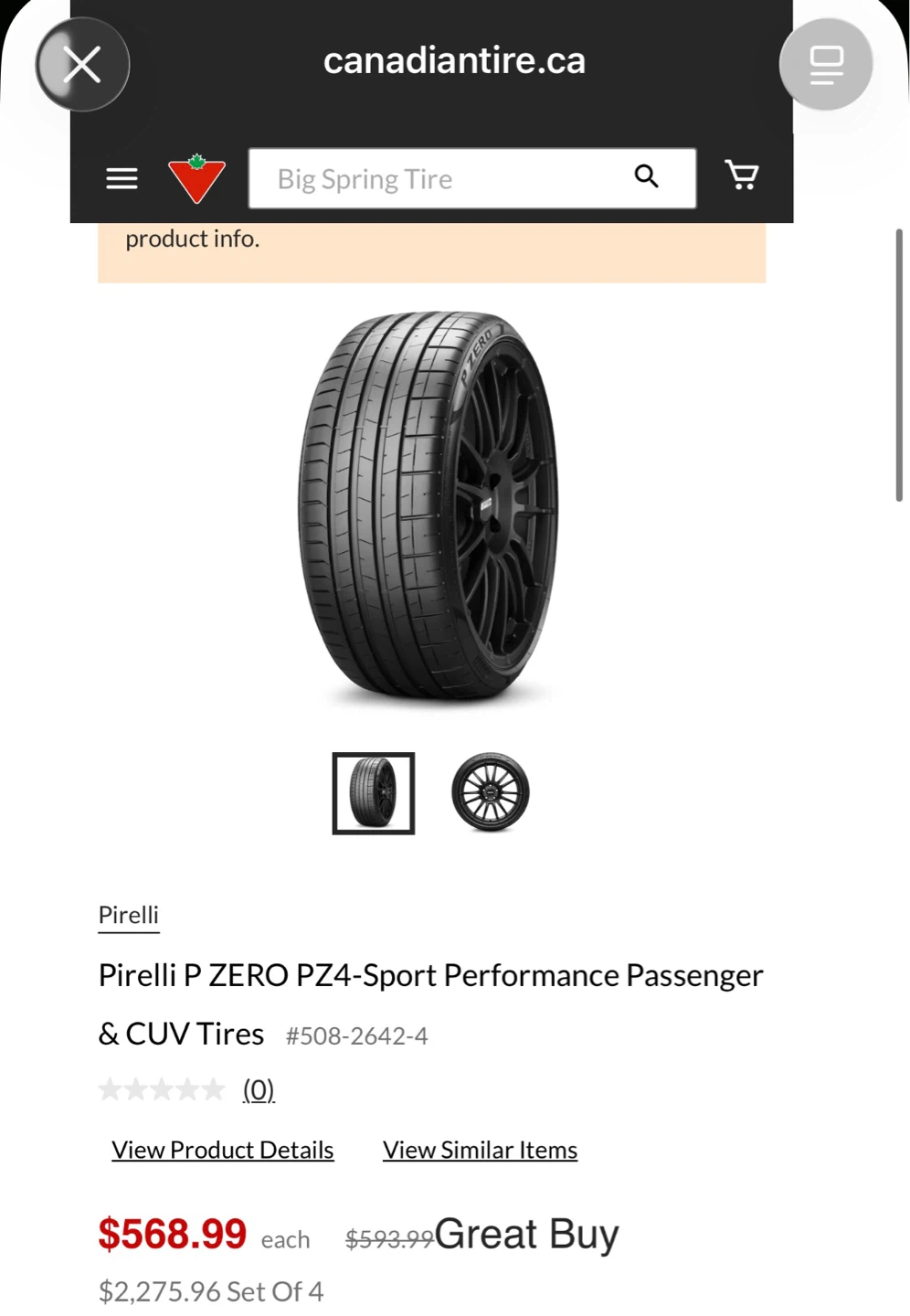 Pirelli P ZERO PZ4-Sport Tires 255/40R21 - photo 5