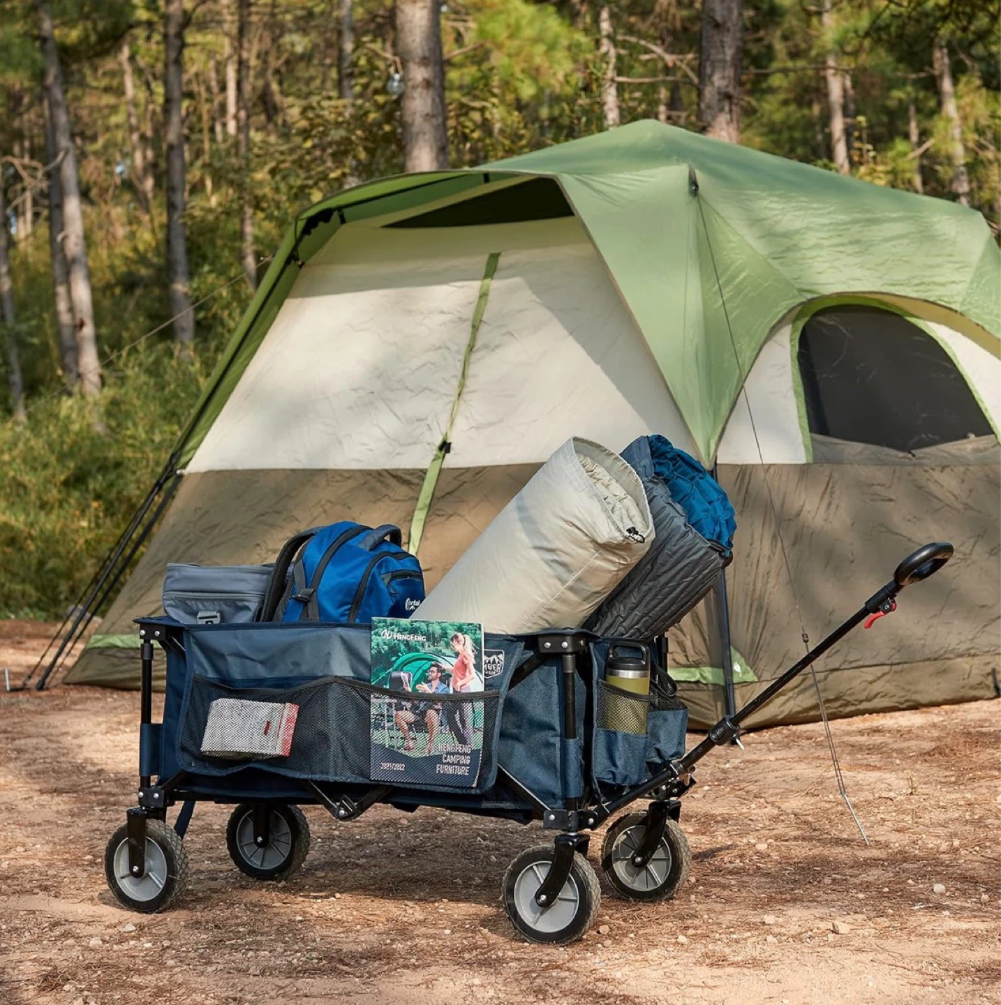 Timber Ridge Blue Folding Camp Wagon - photo 4
