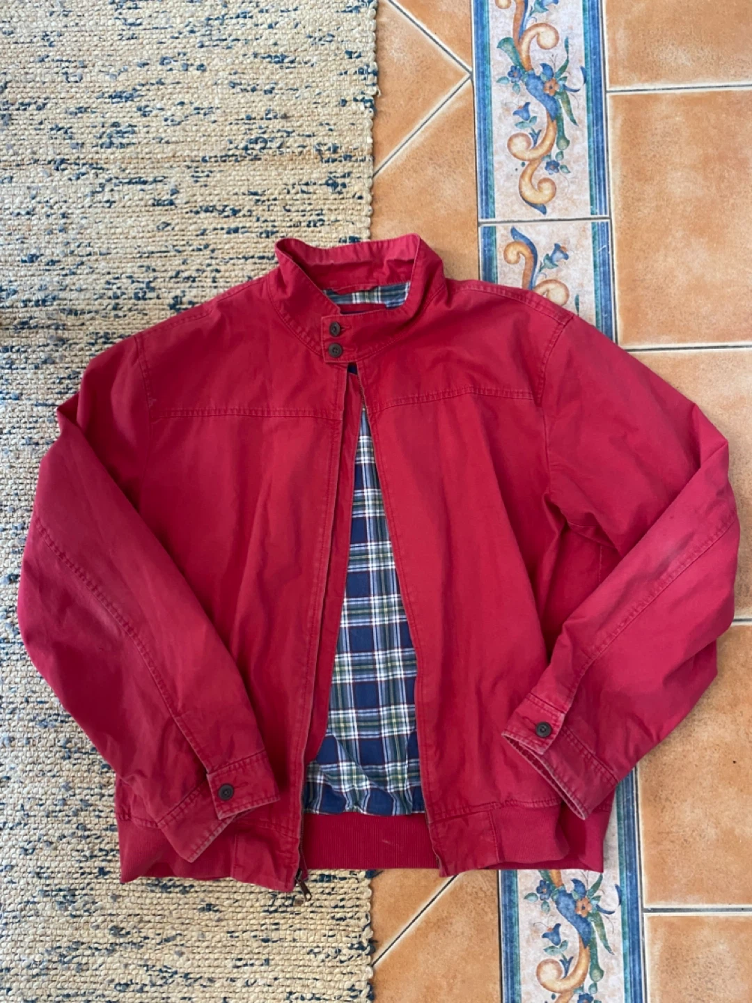 Vintage Old Navy Red Bomber Jacket - photo 2
