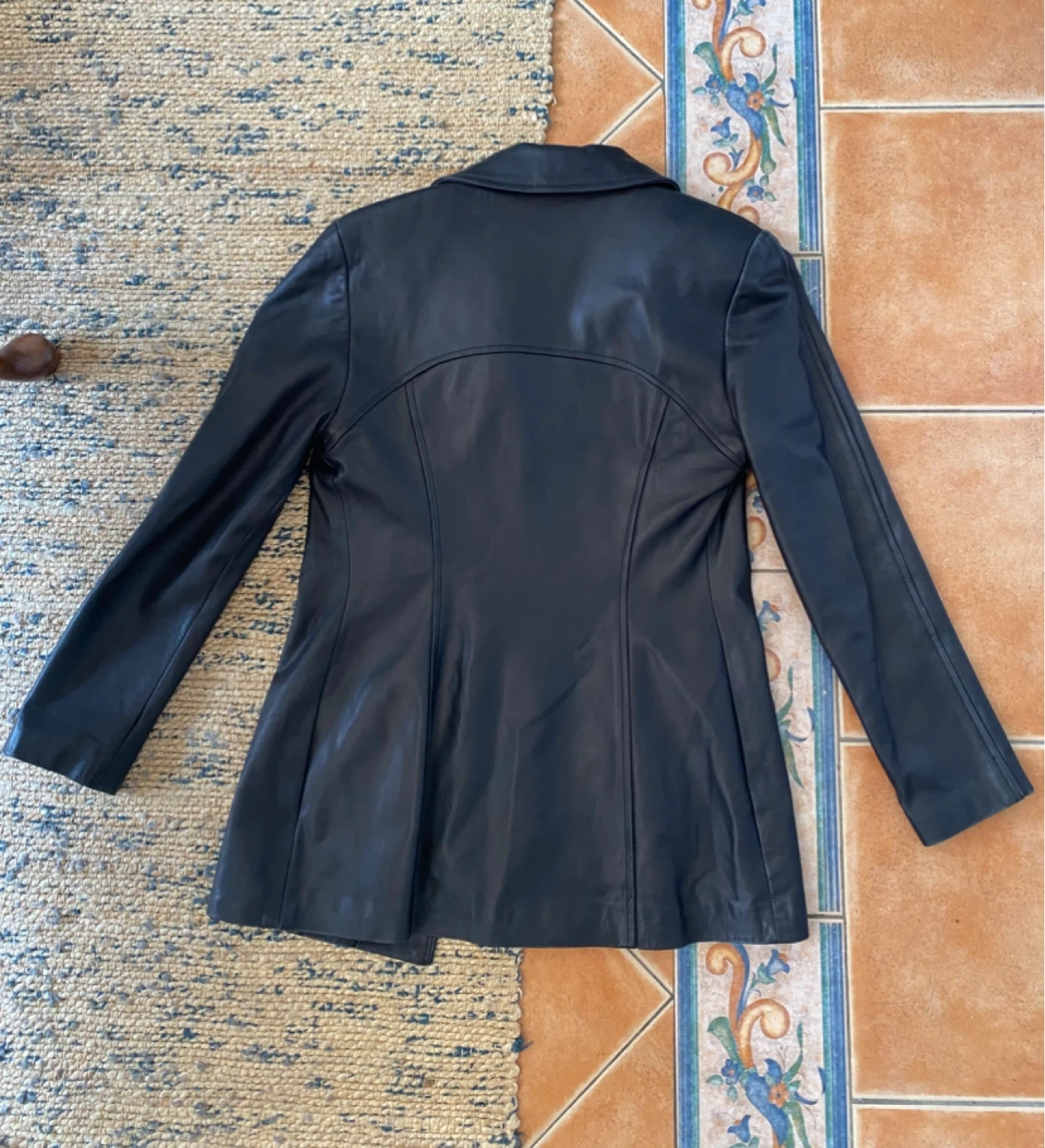 DANIER Vintage Black Leather Jacket - photo 2