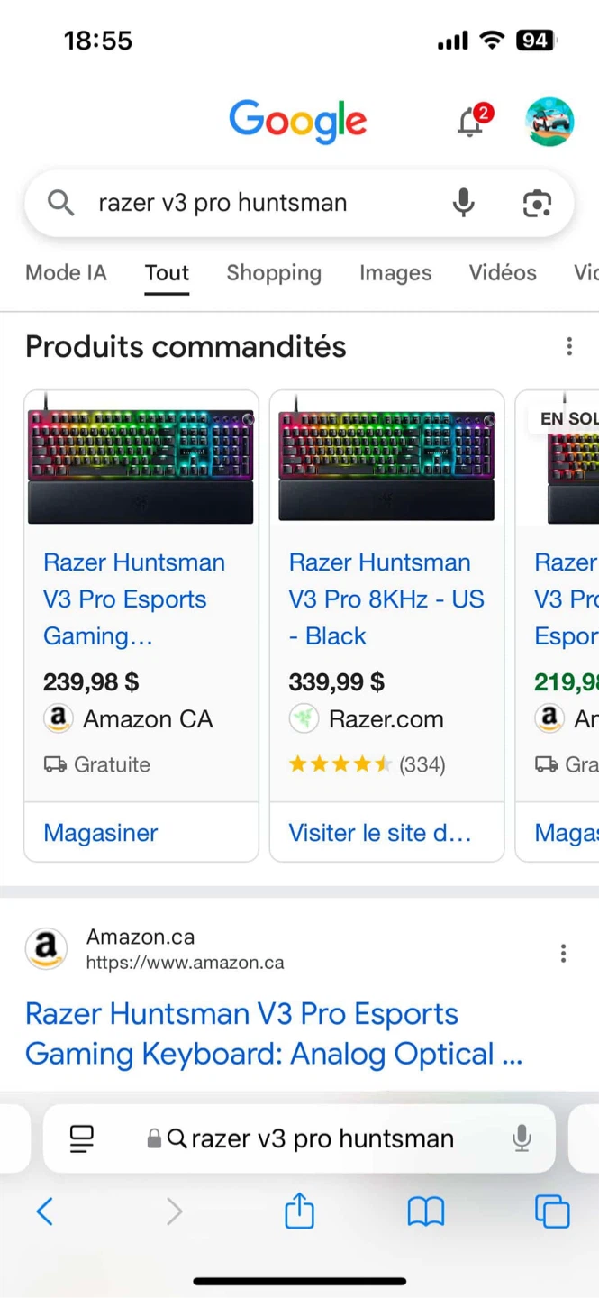 Razer Huntsman V3 Pro Analog Optical Esports Keyboard - photo 2