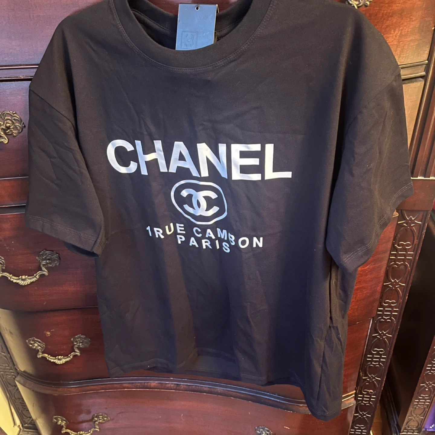 CHANEL style  1 Rue Cambon Paris T-Shirt,