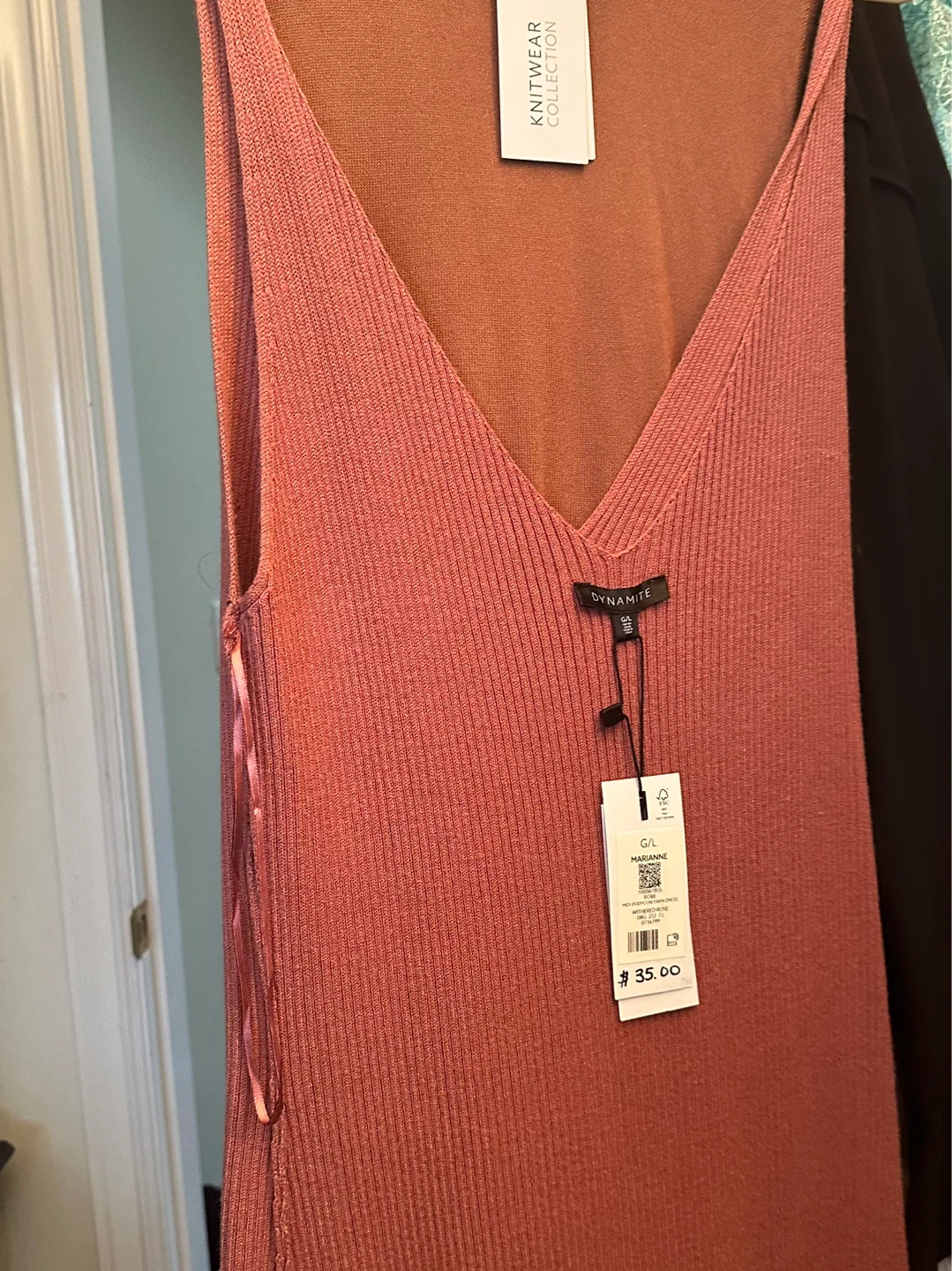 DYNAMITE Marianne Knit Midi Dress Rose G/L - photo 2