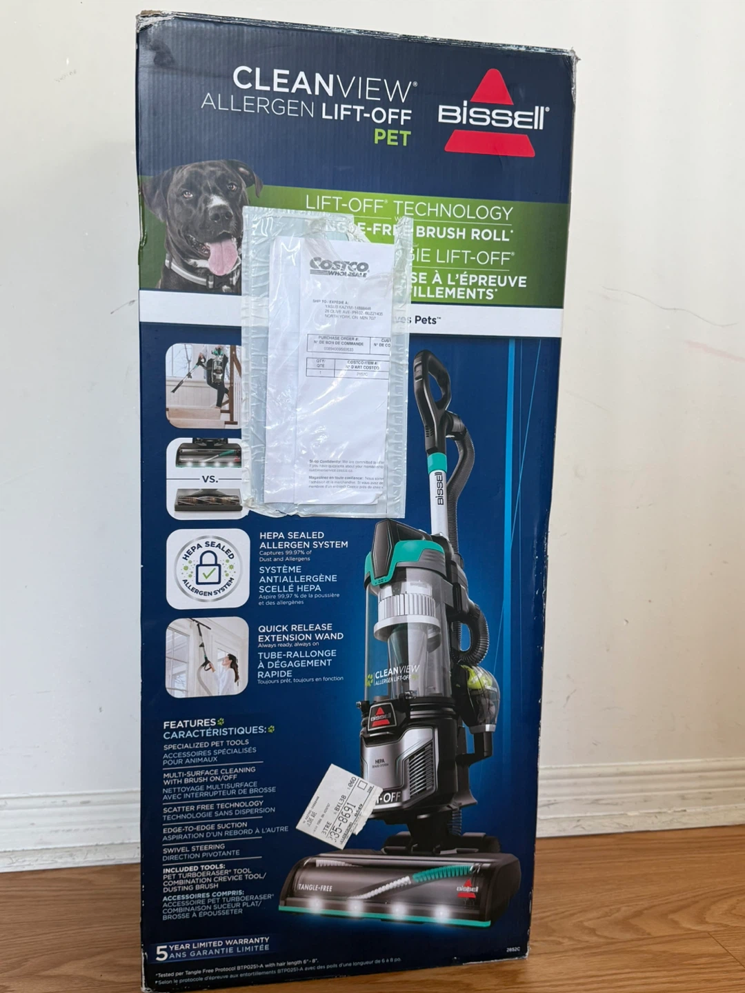Bissell CleanView Allergen Lift-Off Pet Vacuum Cleaner